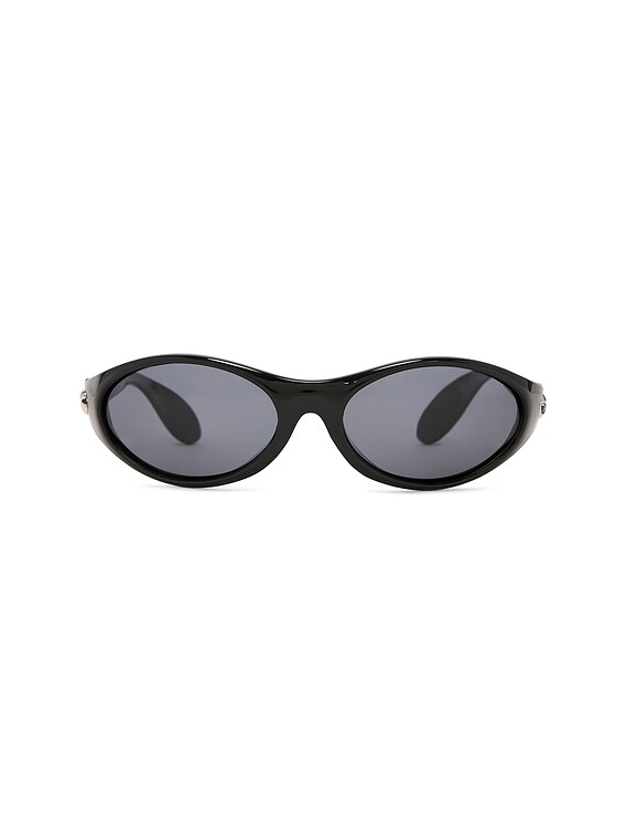 Coperni Cycling Sunglasses in Black | FWRD display picture 1