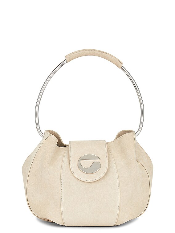 Coperni Ring Pouch Leather Tote Bag