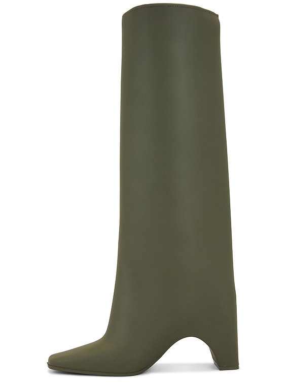 Coperni Rubber Bridge Boot in Green | FWRD