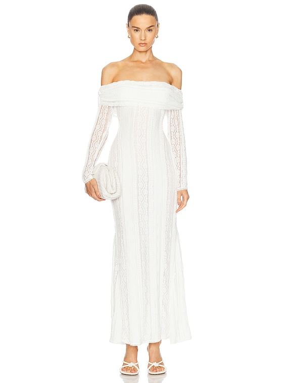 ワンピース Charo Ruiz SS25 Long Dress Minerva (255615 BLACKTANNIS) Minerva long dress