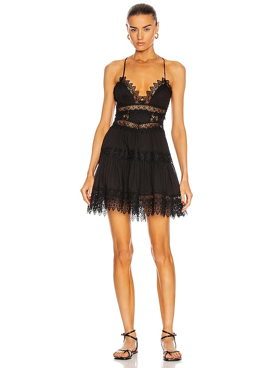 Charo Ruiz Ibiza Rachel Dress in Black | FWRD