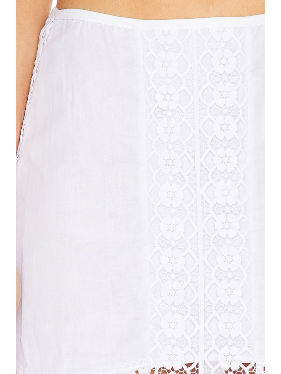 Charo Ruiz Ibiza Clair Midi Skirt in White | FWRD
