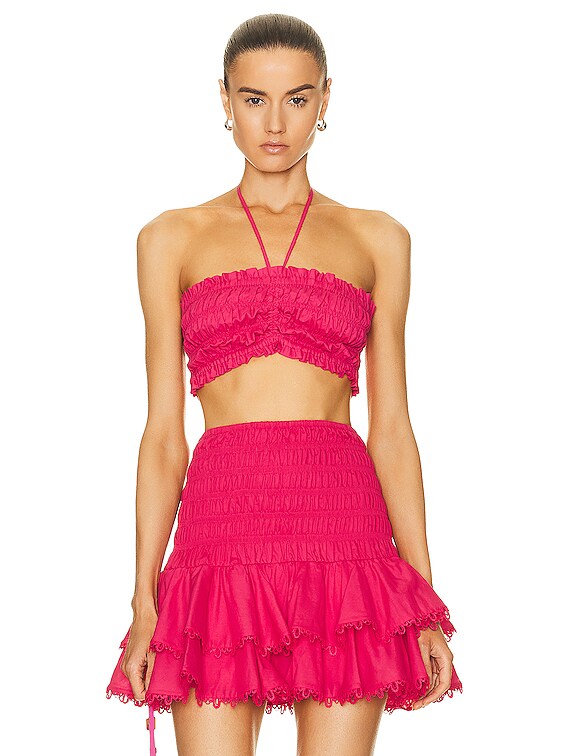 Charo Ruiz Ibiza トップ - Solid Fuchsia | FWRD