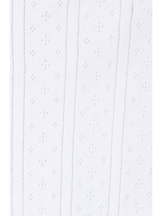 ウェア coucou Cou Cou Intimates The Pant in White in White Pointelle | FWRD