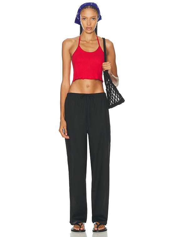 Cou Cou Intimates The Halter Top in Cherry Red | FWRD