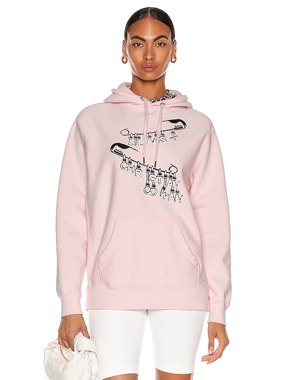 CHRISTIAN COWAN x Lil Nas Safety Pin Sweatshirt in Pink 3