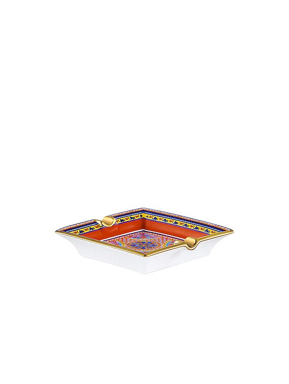Dolce & Gabbana Casa Small Square Ashtray in Multicolor | FWRD