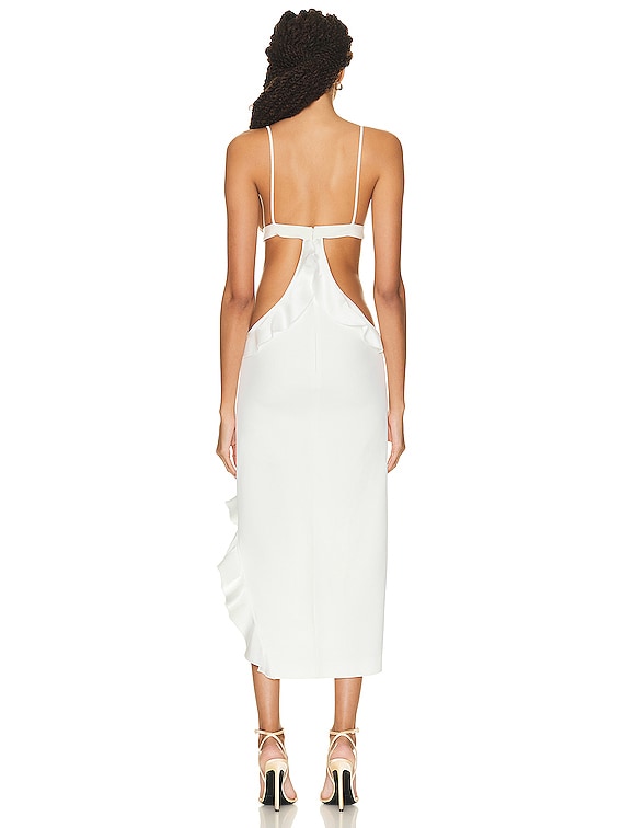 【関税込み】DAVID KOMA 'Open Leg Cami' dress LACE HEM MINI DRESS – David Koma