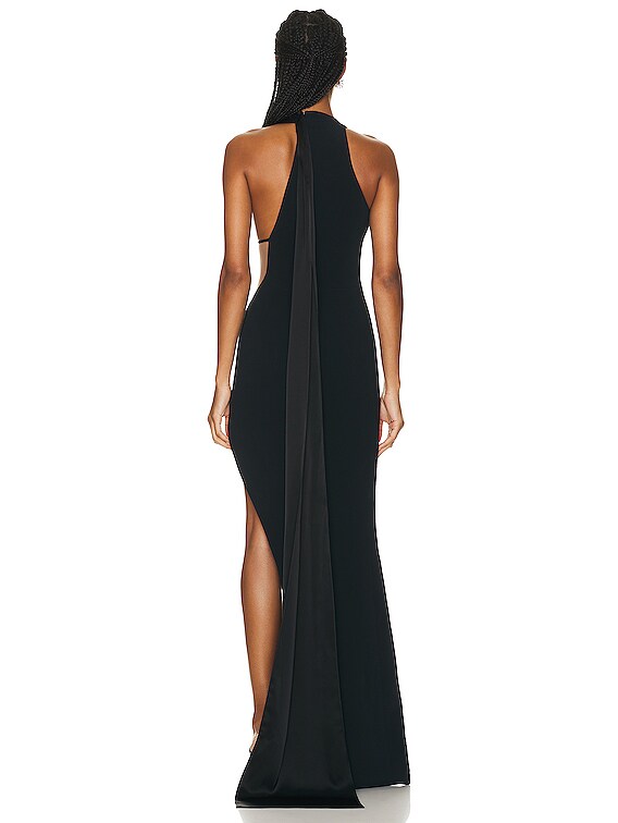 ワンピース DAVID KOMA 'Open Leg Cami' dress Black David Koma 'Open Leg Cami' Dress Evening in Black | THE LIST