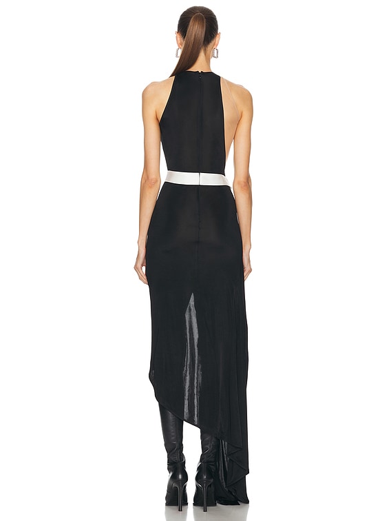 Satin Bow Detail Gown