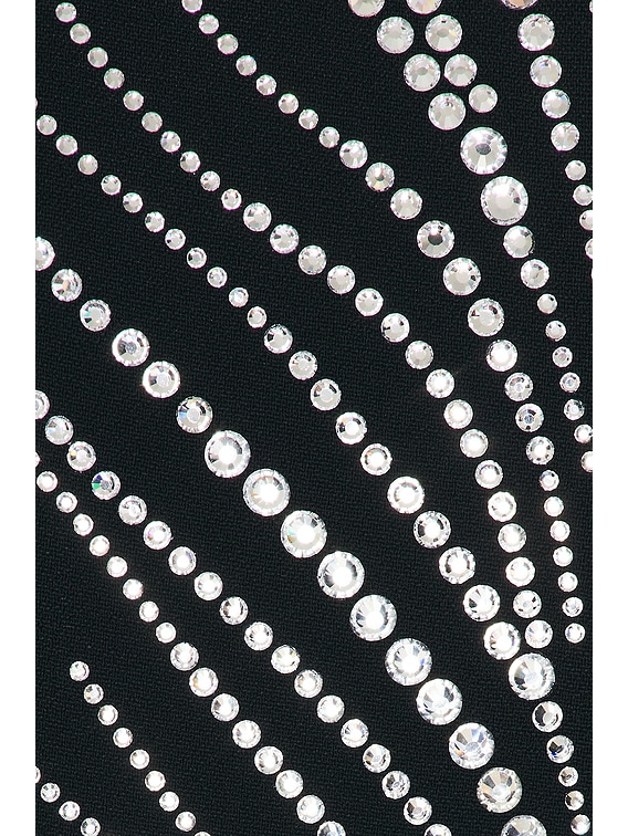 Rhinestone Feather Mini Dress