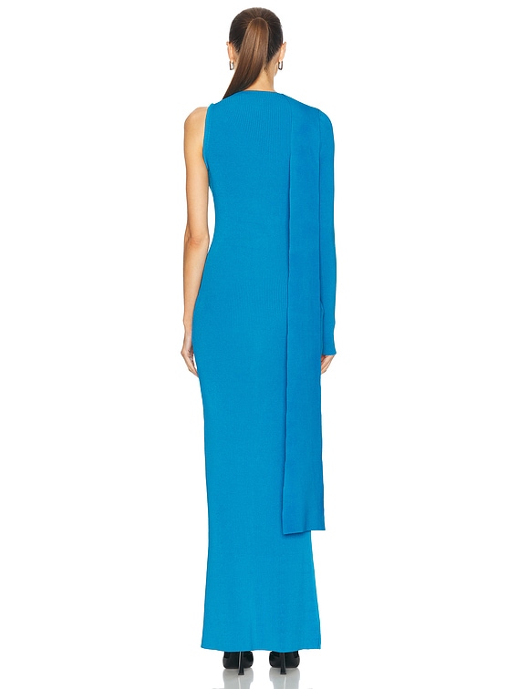 ワンピース David Koma Dresses David Koma Asymmetric Cut Strapless Gown in Red | FWRD
