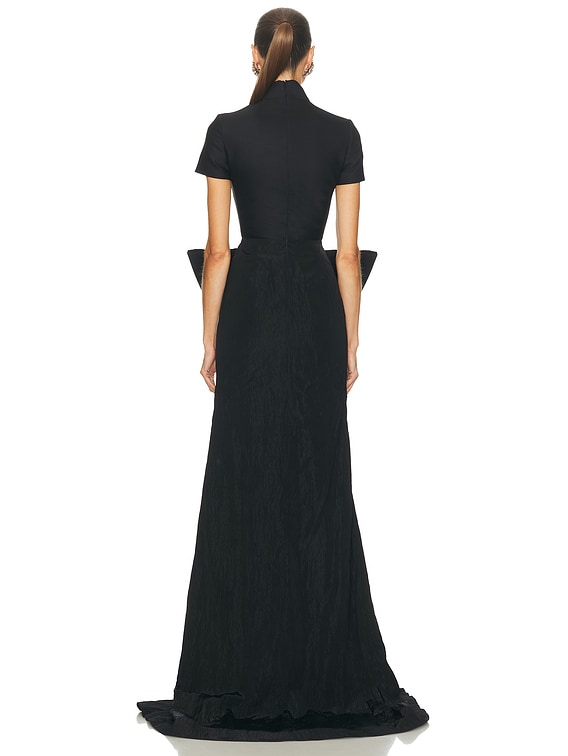 Oversized Bow Detail Gown