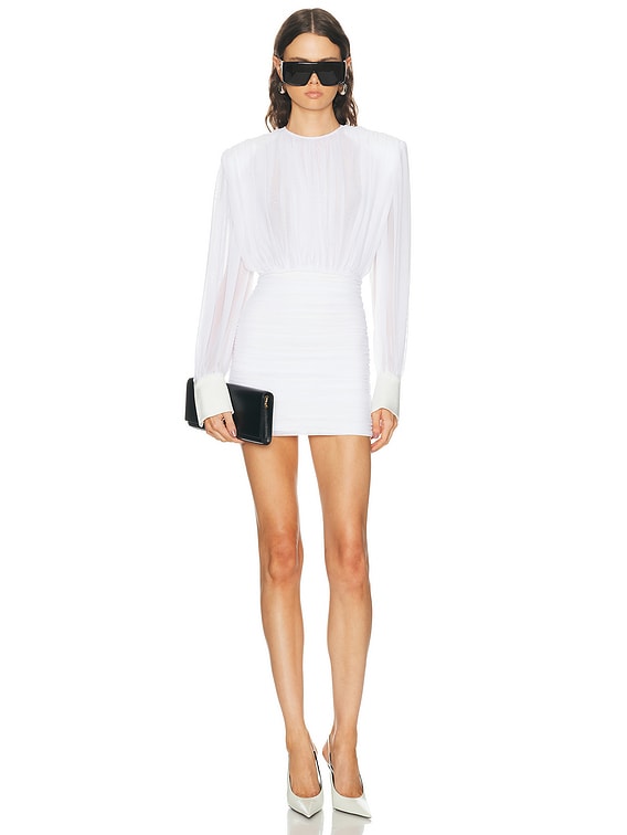 mesh corset dress long sleeve RILEY Long Sleeve Mesh Corset Dress – Courecrop