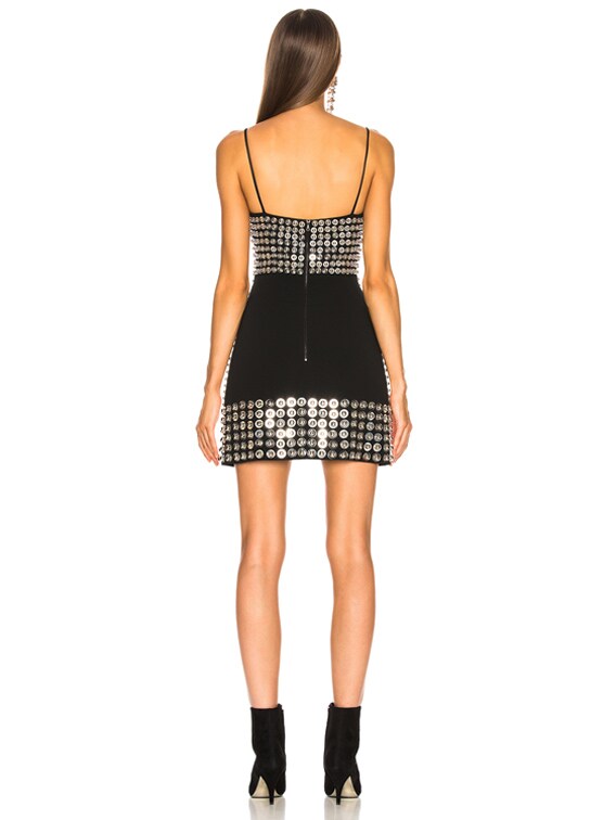 metal disc dress DISCO DIVE SILVER SEQUIN DRESS