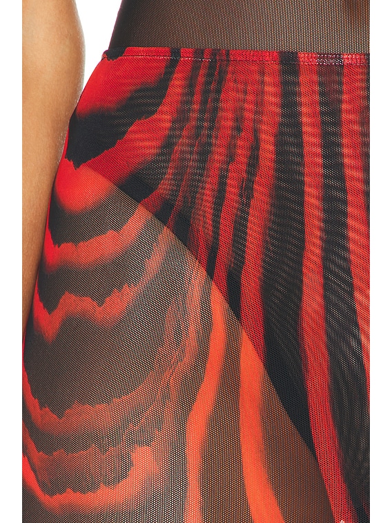 Mesh Maxi Skirt