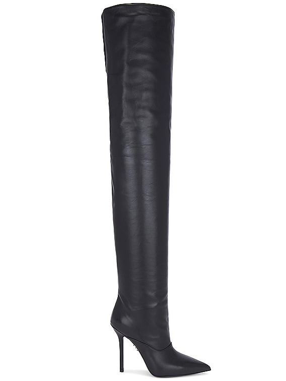 Wide leg 2025 thigh high boot