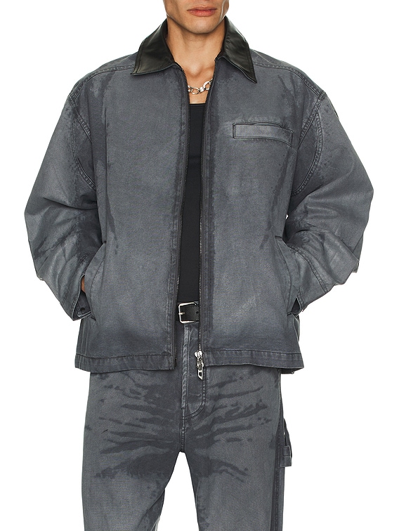 Diesel J-Livery Jacket in Gravel Grey | FWRD