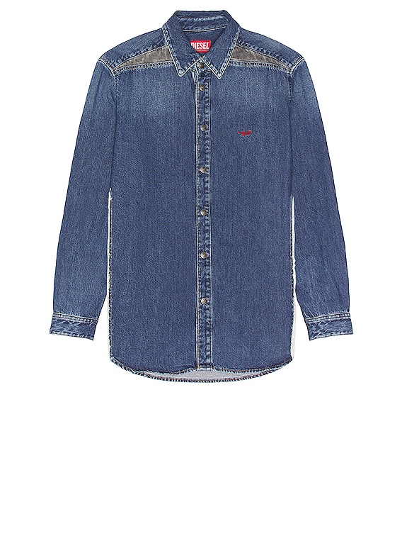 Diesel Simply Denim Shirt in Blue | FWRD