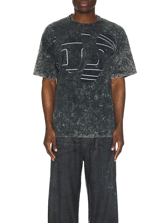【DIESEL】T-Boxt-Peel Diesel Men's T-Boxt-Peel Destroyed Logo T-Shirt | Neiman Marcus