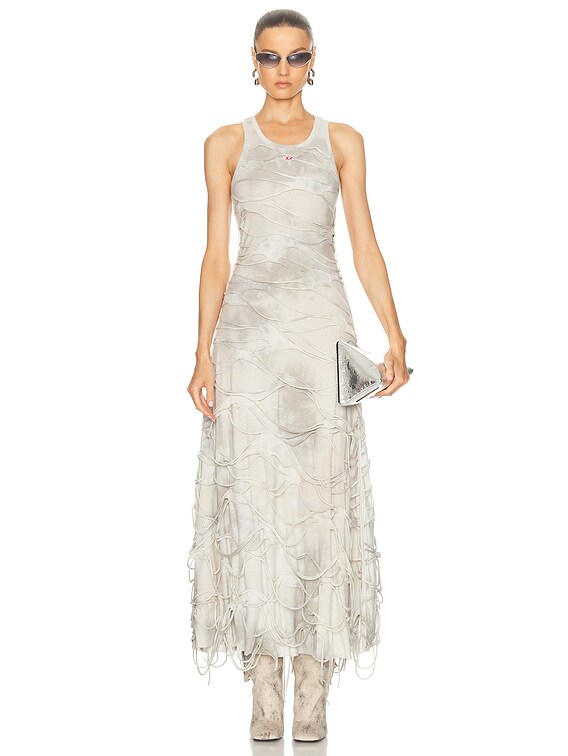 Diesel Tank Maxi Dress in Grey | FWRD