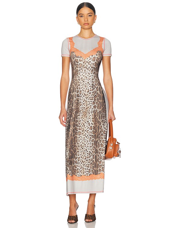 Diesel Maxi T-Shirt Dress in Brown | FWRD Diesel Maxi T-Shirt Dress in Brown | FWRD