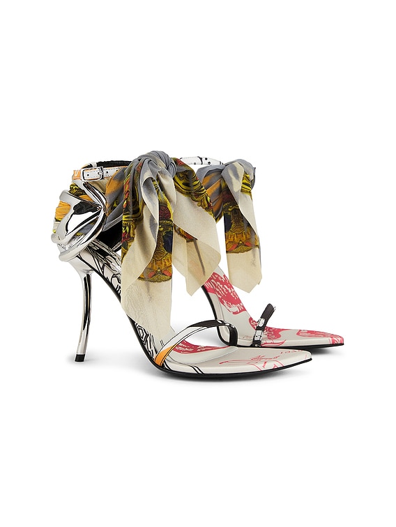 Diesel Bandana Sandal in Multi | FWRD Diesel Bandana Sandal in Multi | FWRD