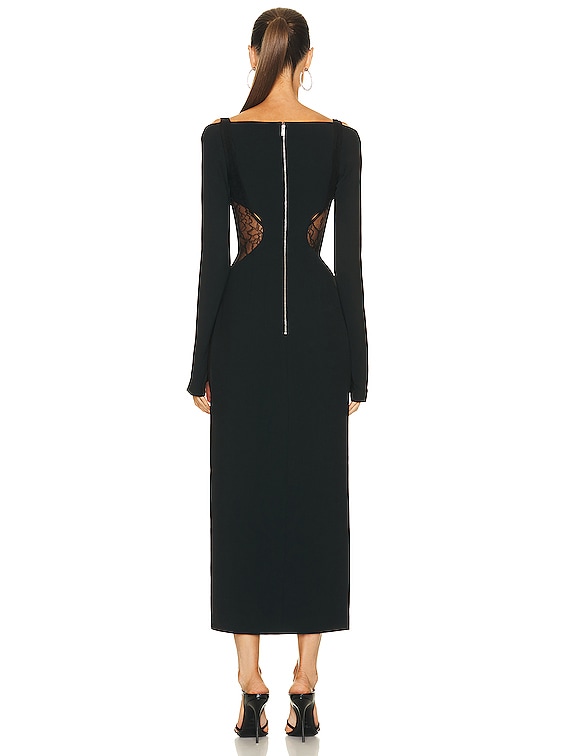 Dion Lee Composite Interlock Dress in Black | FWRD