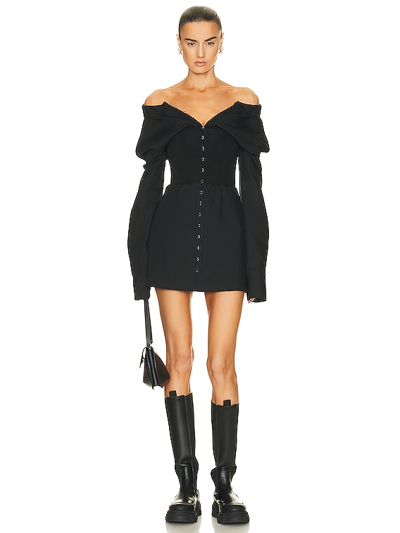 dion lee hook tube shirt dress Dion Lee Hook Tube Shirt Dress Ivory 6