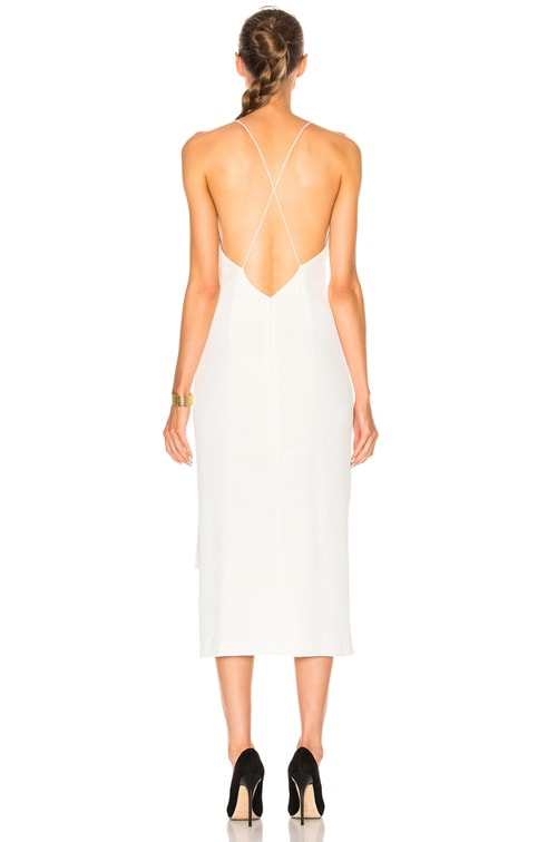 white dion lee dress