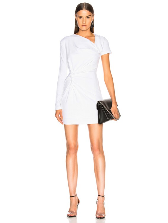 knee length dresses for ladies Vianka Strapless Double Twist Bodycon Mini Dress  Shop American Threads Women's Trendy Online Boutique Silver / L