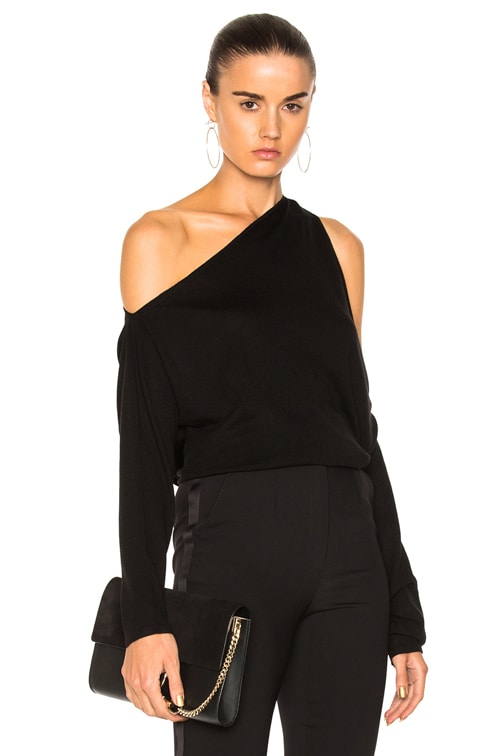 Dion Lee for FWRD Merino Falling Knit in Black FWRD