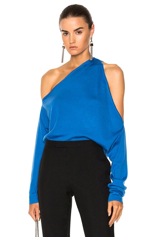 Dion Lee Falling Knit Sweater in Cerulean Blue FWRD