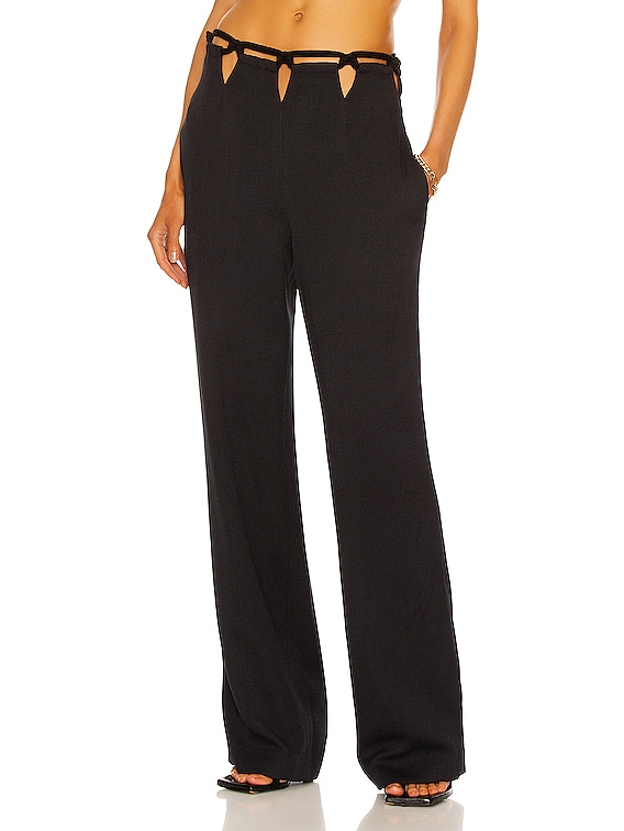 [Dion Lee] ディオン・リー パンツ Pants Dion Lee Flight Panelled straight-leg Trousers | Black