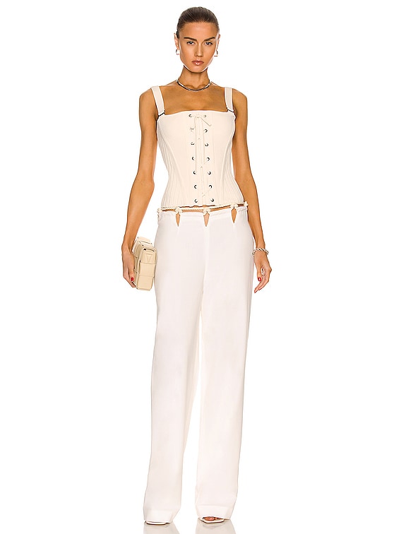 ★fa.er.ie★eyelet corset bermuda pants (ivory)★韓国送料込 AE High-Waisted Eyelet Short | Men's & Women's Jeans