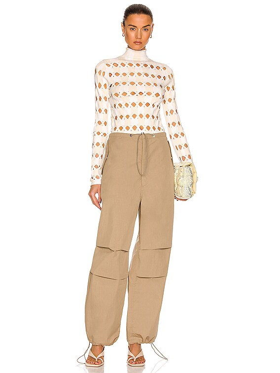 Dion Lee Toggle Parachute Pant in Sahara | FWRD