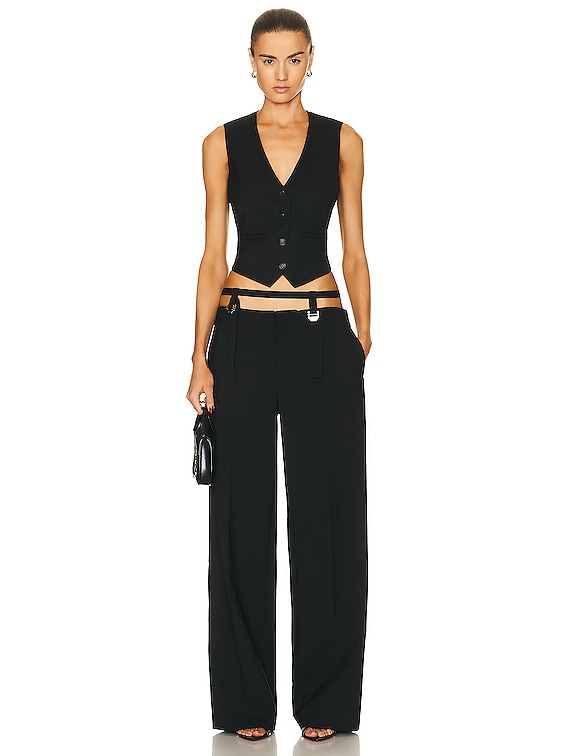 Dion Lee Safety Harness Trouser in Black | FWRD Dion Lee Safety Harness Trouser in Black | FWRD