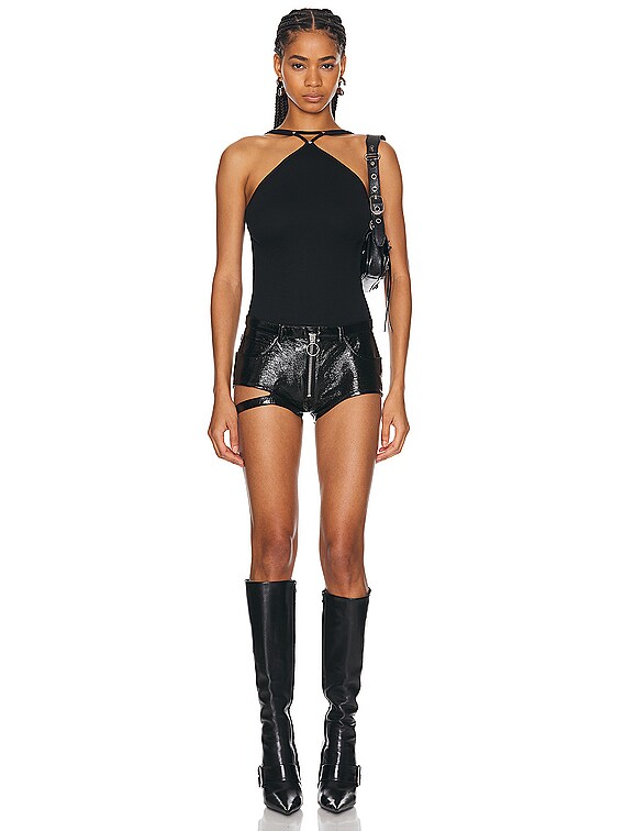 Dion Lee Pierced Stud Tank Top in Black | FWRD
