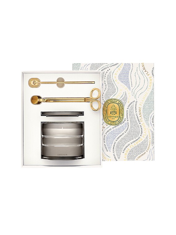 Diptyque La Valle Du Temps Candle Ritual Set | FWRD Diptyque La Valle Du Temps Candle Ritual Set | FWRD