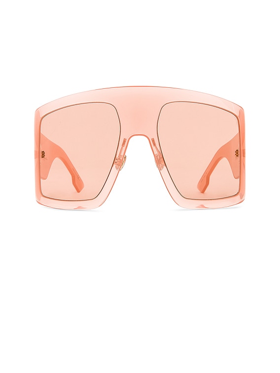 DIOR Dior: Black DiorSoLight1 Sunglasses | SSENSE Canada | ShopLook