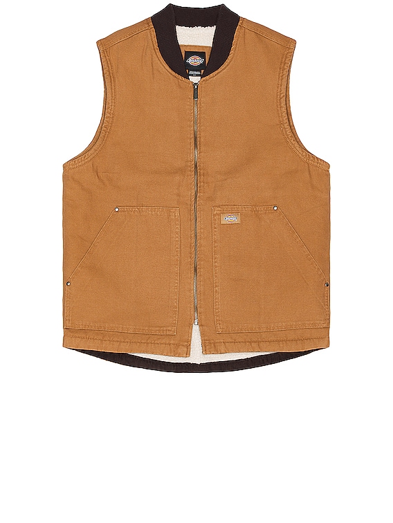 Dickies ベスト - Stonewashed Brown Duck | FWRD