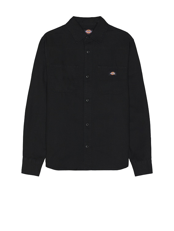 stonewash long sleeve canvas shirts