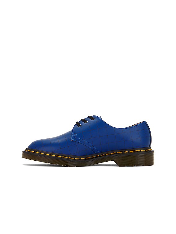 Dr. Martens x Undercover 1461 Check Smooth in Blue | FWRD