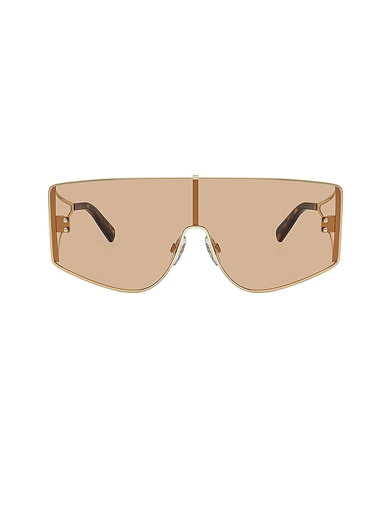 Gold shield sunglasses hotsell