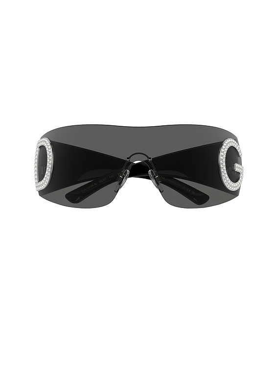 Dolce and 2024 gabbana shield sunglasses