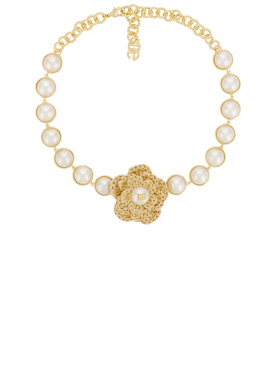 Dolce & Gabbana Pearl Necklace in Gold | FWRD