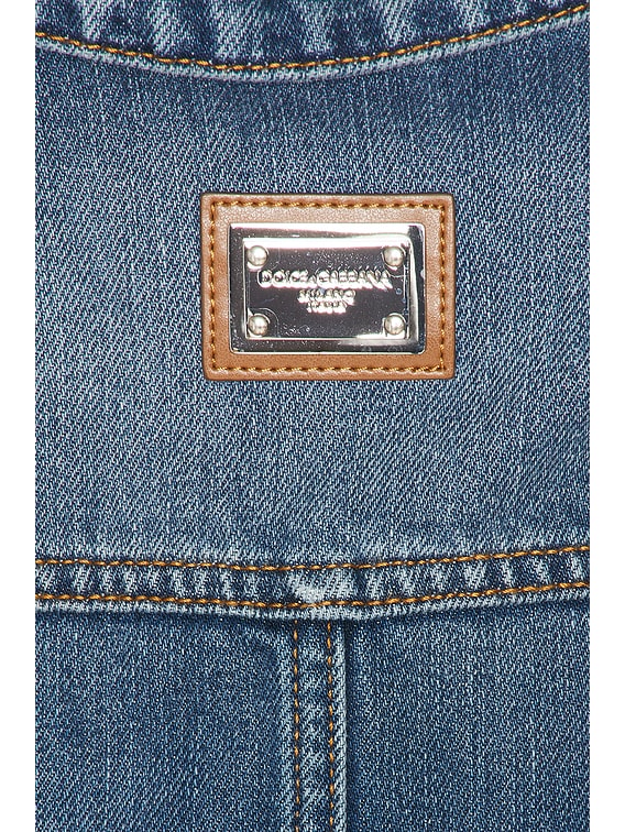 希少 DOLCE & GABBANA Gジャン 38 フロントボタン欠品 y2k Dolce & Gabbana Denim Jacket in Denim | FWRD