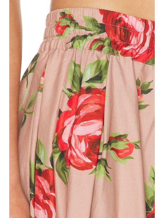 Dolce & Gabbana Midi Skirt in Rose | FWRD