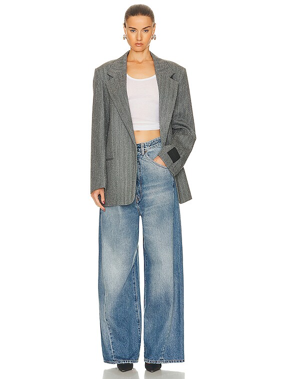 ★fa.er.ie★lucky 7 dying wide denim(light purple)韓国送料込 DARKPARK デニム - Light Wash | FWRD