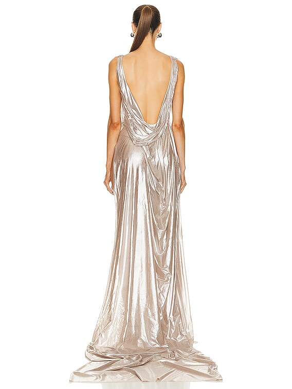slim fit dress slacks High Life Rose Gold Sequin Square Neck Split Front Maxi Dress  Club L  London